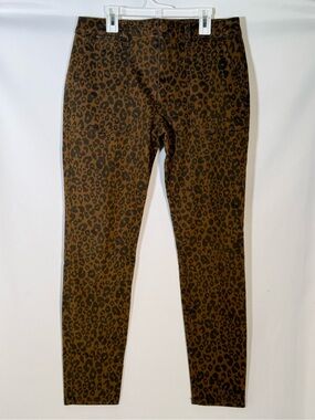 Sanctuary Leopard Print Skinny Pants - Brown & Black